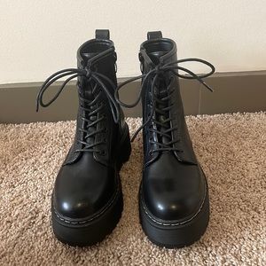 Black Platform Boots
